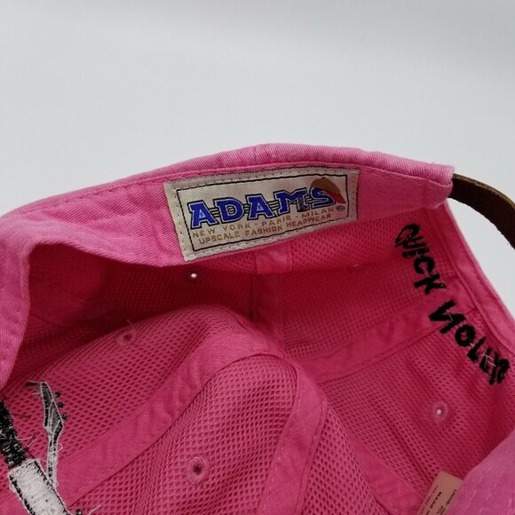 Adams Headwear Chick Norris Strapback Hat Pink - Picture 2 of 7